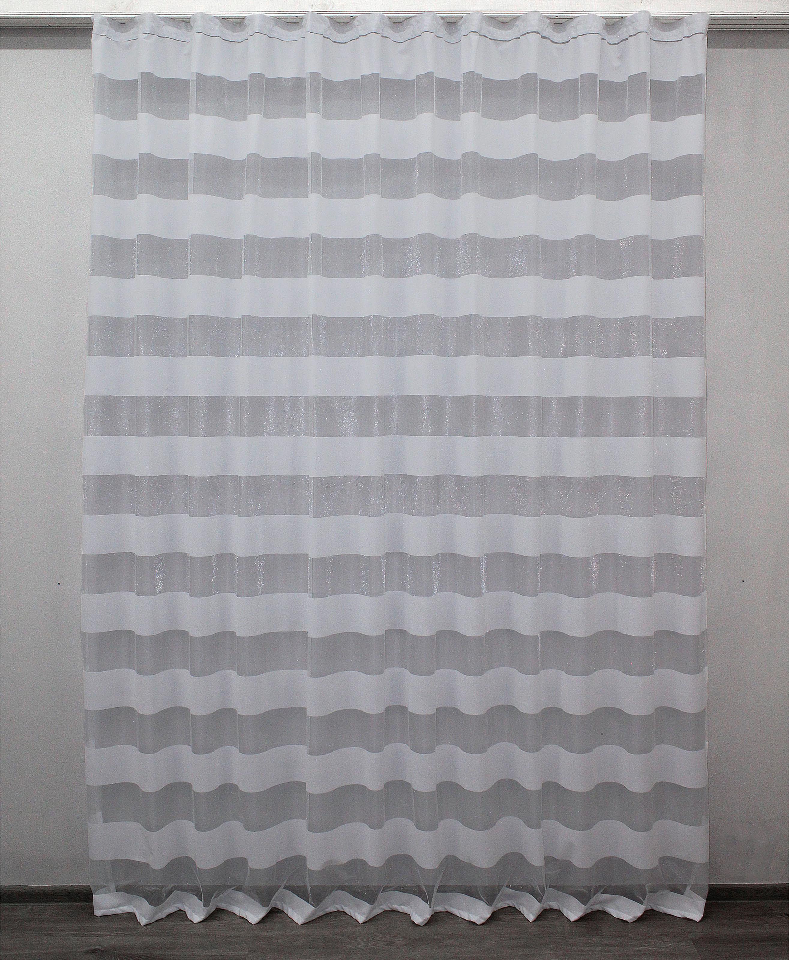 Тюль VR-Textil 1184т жаккард 300х270 см Белый (40-937)