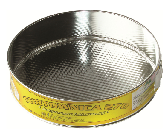 Тортовница Snb 27 см c гофрированным дном