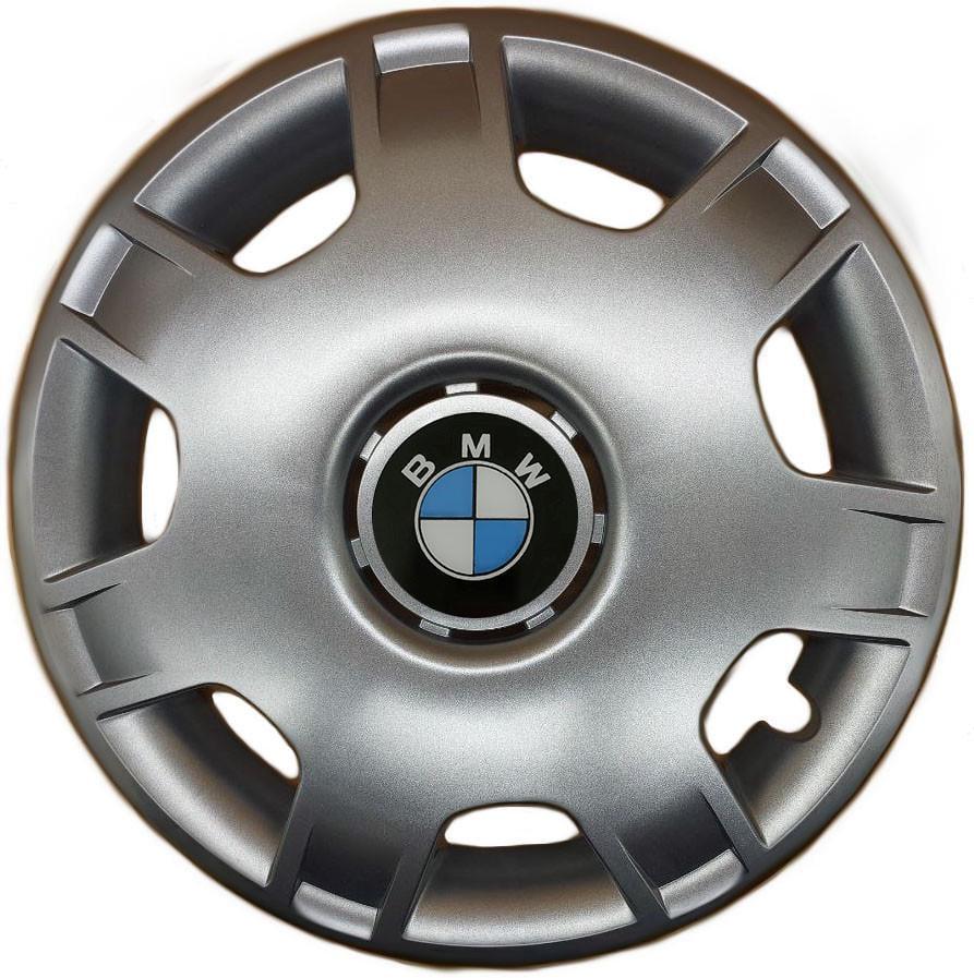 Колпаки SJS 205 с логотипом BMW 4 шт. R14 Серебряный (2654556545)