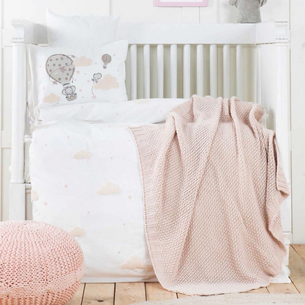 Набор для новорожденных Karaca Home Elephant Sky pembe 5 пр. (18062)
