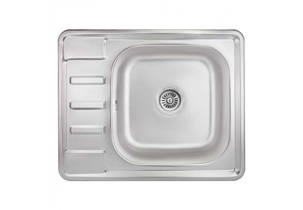 Кухонная мойка Lidz 6350 0,8 мм Micro Decor (LIDZ6350MDEC)