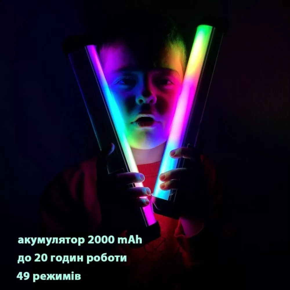 Лампа светодиодная RL-30SL RGB для фото и видео с аккумулятором и магнитами (786406) - фото 14 Лампа светодиодная RL-30SL RGB для фото и видео с аккумулятором и магнитами (786406) - фото 14