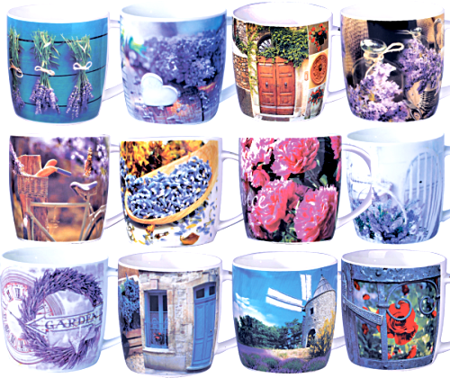 Набор чашек SNT Прованс 360 мл 12 шт. (2183)