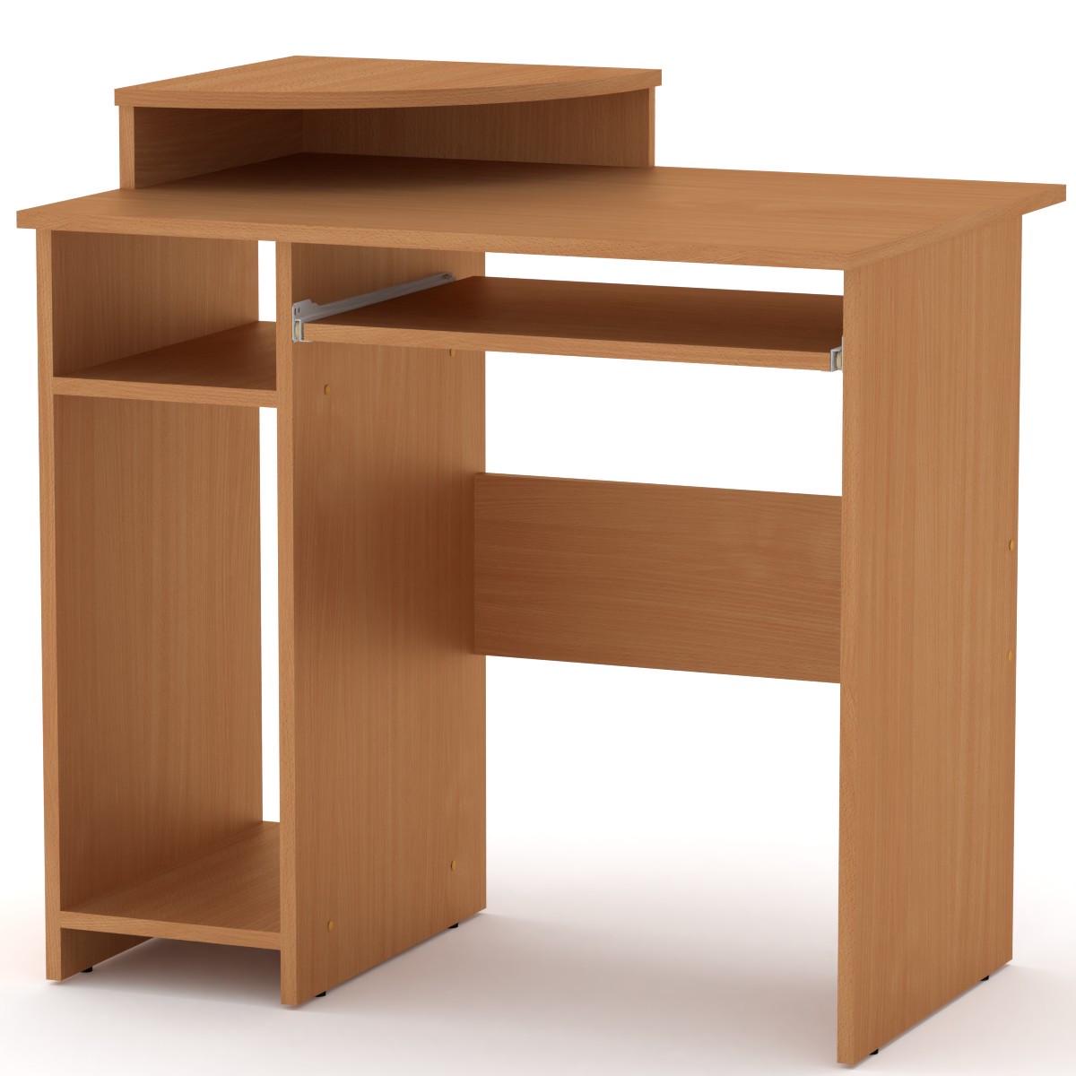 Стол компьютерный СКМ-1 Компанит 82х60х73,6 см Бук - фото 1 Стол компьютерный СКМ-1 Компанит 82х60х73,6 см Бук - фото 1