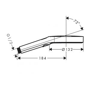 Душова лійка Hansgrohe RAINFINITY 26864700 багаторежимна 130 мм Білий (71772) - фото 2