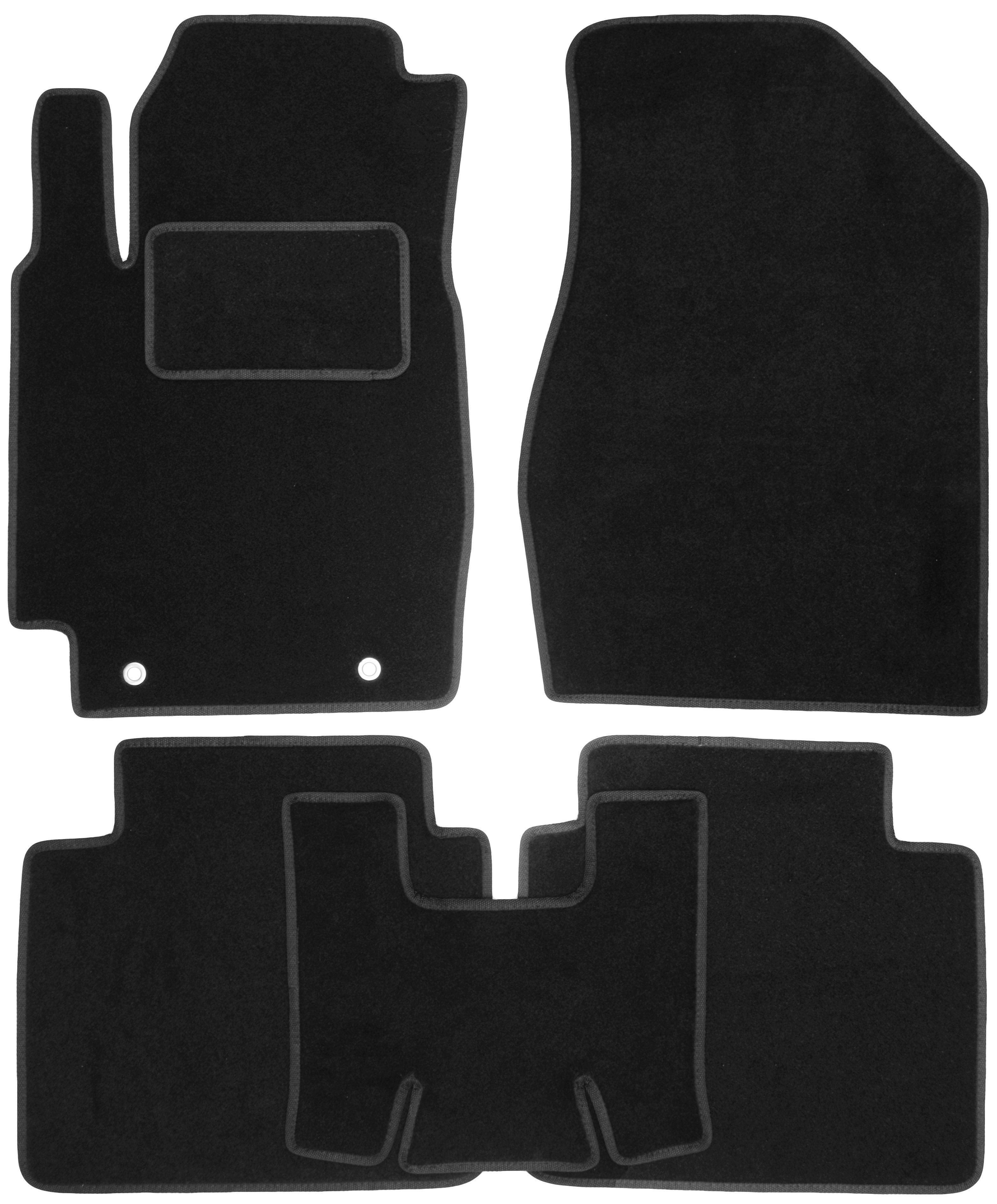 Коврики в салон Стандарт для Toyota Camry V30 2002-2006 текстильные Черный (21168)