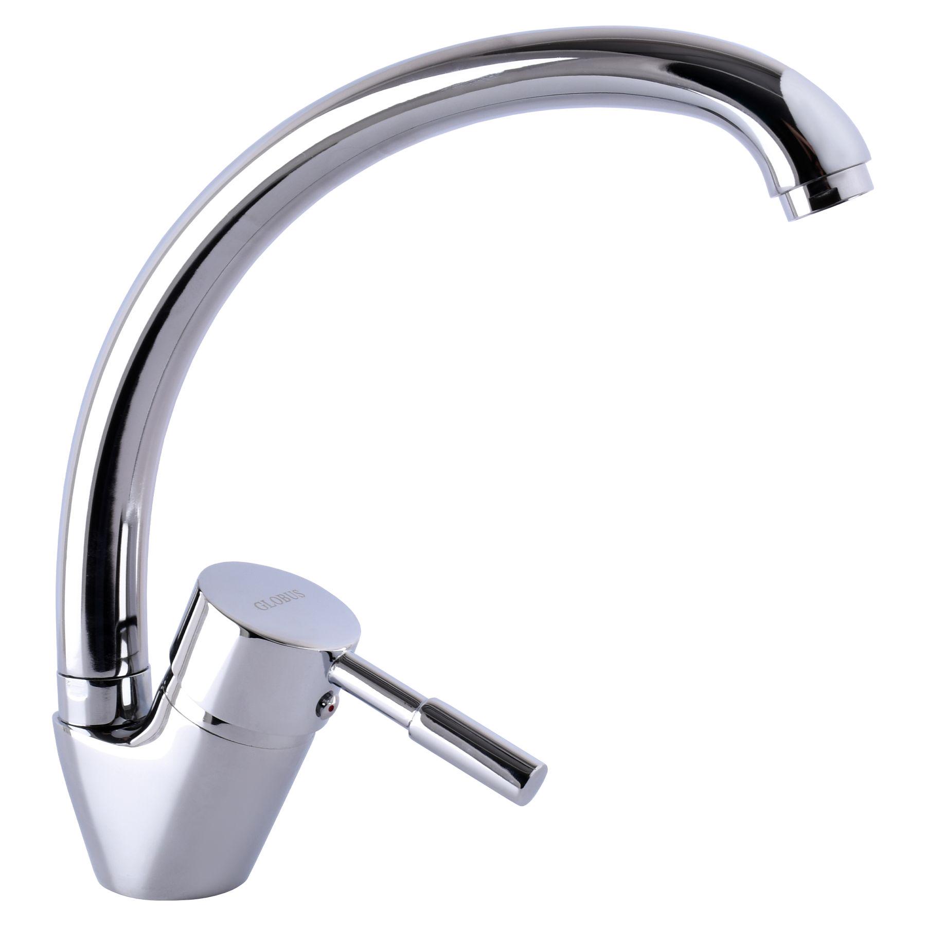 Смеситель для кухни Globus Lux LAZER GLR1-203S 000020066 однорычажный Хром (108345)