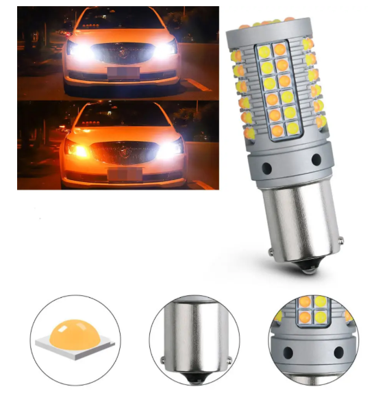 Дневные ходовые огни 69LED 2в1 с функцией поворота CAN BUS 4140LM/1156 BA15S P21W (2667093305) - фото 3 Дневные ходовые огни 69LED 2в1 с функцией поворота CAN BUS 4140LM/1156 BA15S P21W (2667093305) - фото 3