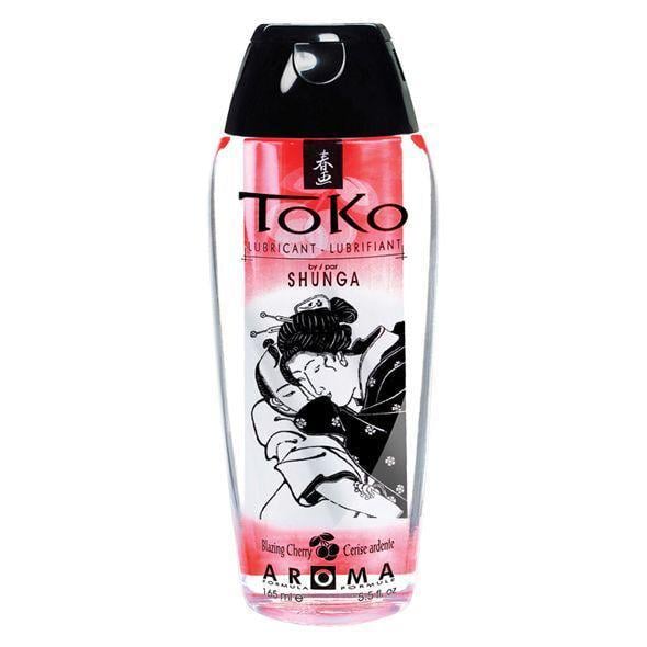 Лубрикант на водній основі Shunga Toko AROMA Blazing Сherry не містить цукру 165 мл (BL2531)