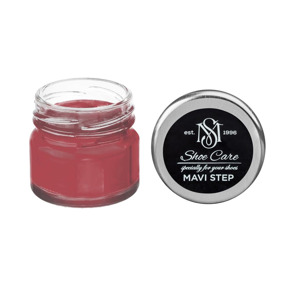 Крем для взуття зі шкірозамінника MAVI STEP Custom 25 мл Англійський червоний (3050-R) - фото 1 Крем для взуття зі шкірозамінника MAVI STEP Custom 25 мл Англійський червоний (3050-R) - фото 1