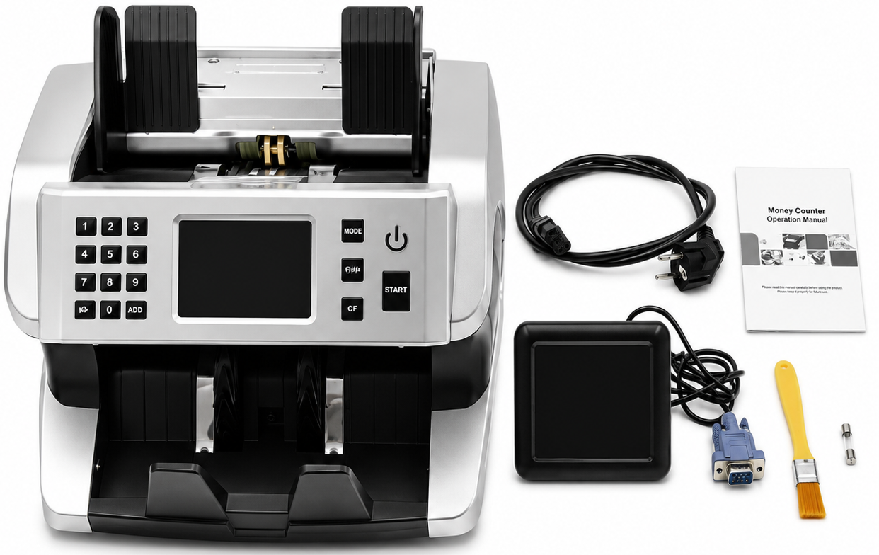 Счетчик банкнот NanoCash MINI UV/IR/MG и скоростью до 1500 купюр/мин