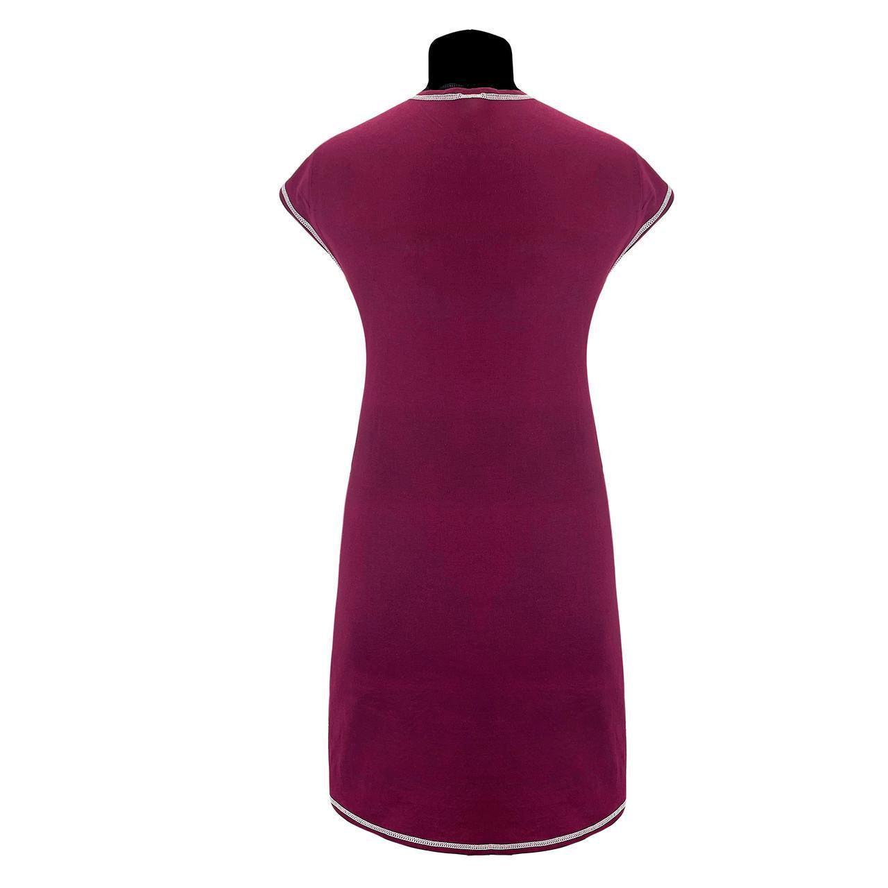 Туника женская летняя 984 Бабка р. 44/46 Бордовый (1773563468) - фото 3 Туника женская летняя 984 Бабка р. 44/46 Бордовый (1773563468) - фото 3