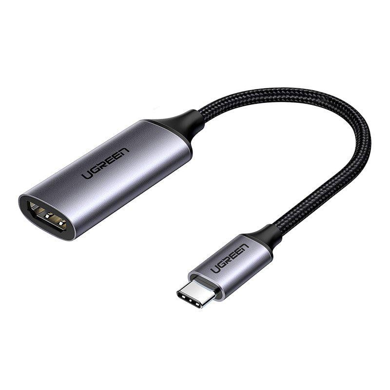 Переходник UGREEN CM297 USB 2.0 Type-C to HDMI V2.0 4K 60Hz 10 см Grey (70444)