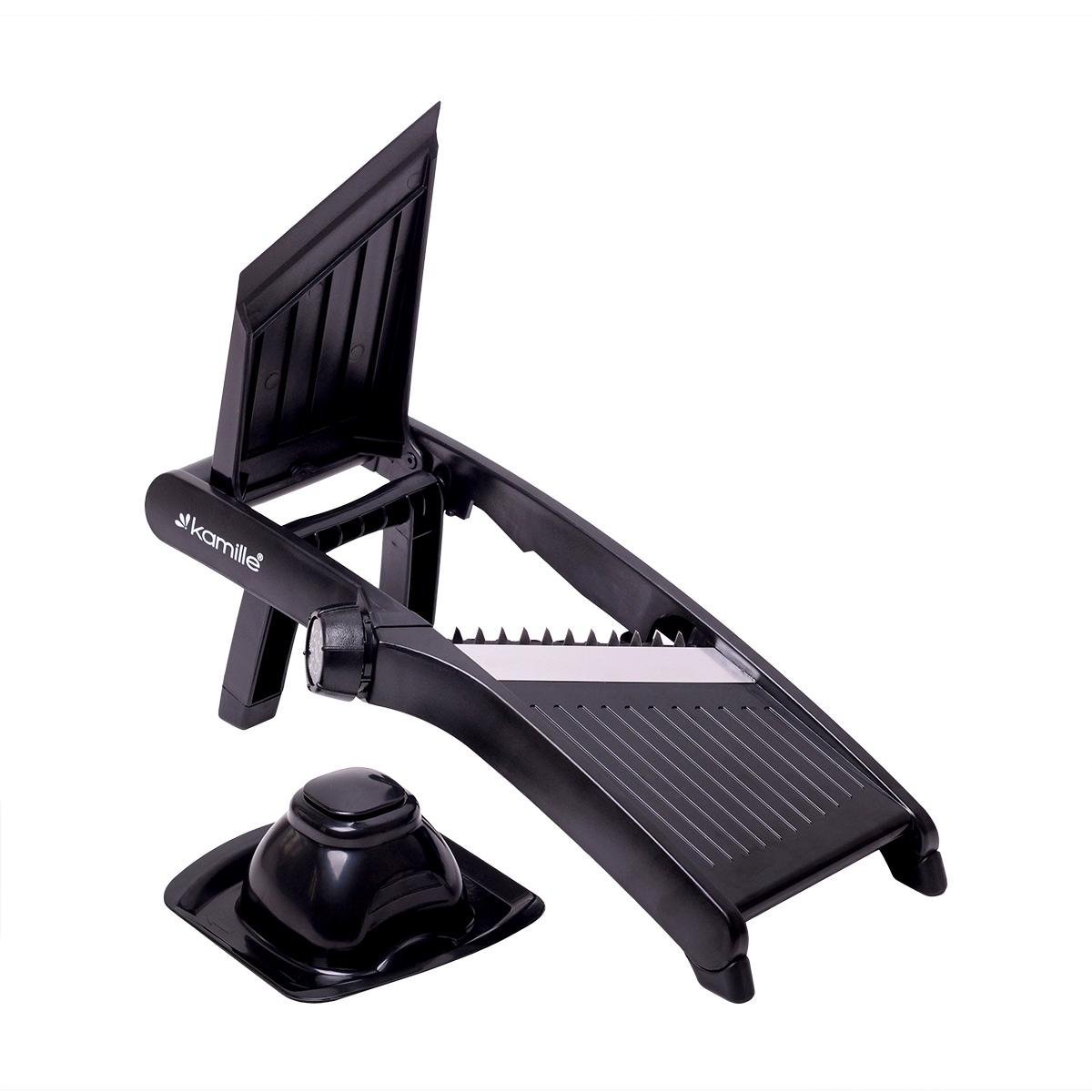 Шинківка-овочерізка Kamille Vizo пластикова 38х17х13 см Чорний (10086) - фото 3 Шинківка-овочерізка Kamille Vizo пластикова 38х17х13 см Чорний (10086) - фото 3