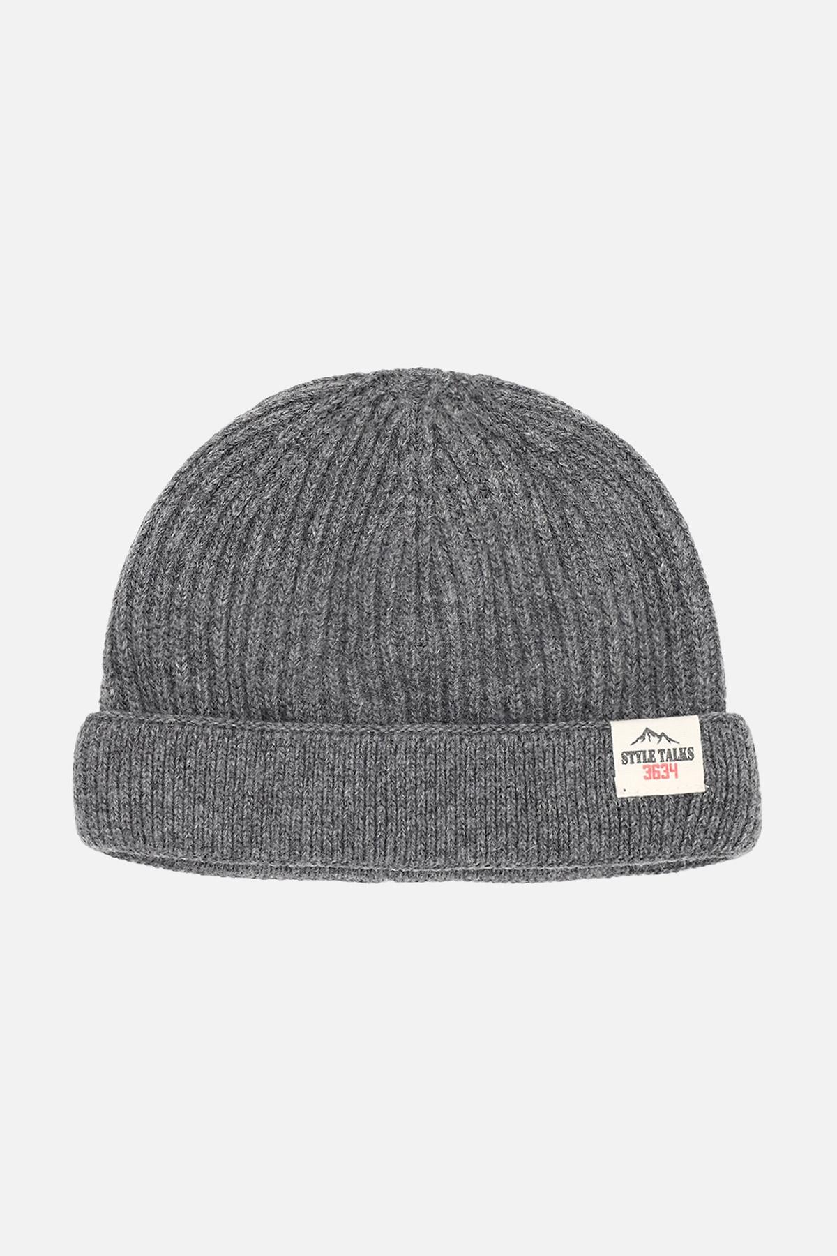 Шапка мужская 58-60 см Серый (ЦБ-00263227)