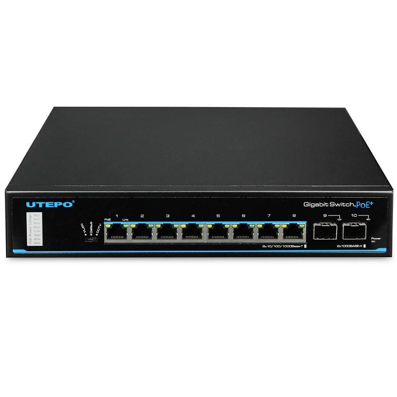 8-портовый PoE коммутатор UTEPO UTP3-GSW0802S-POE - фото 1