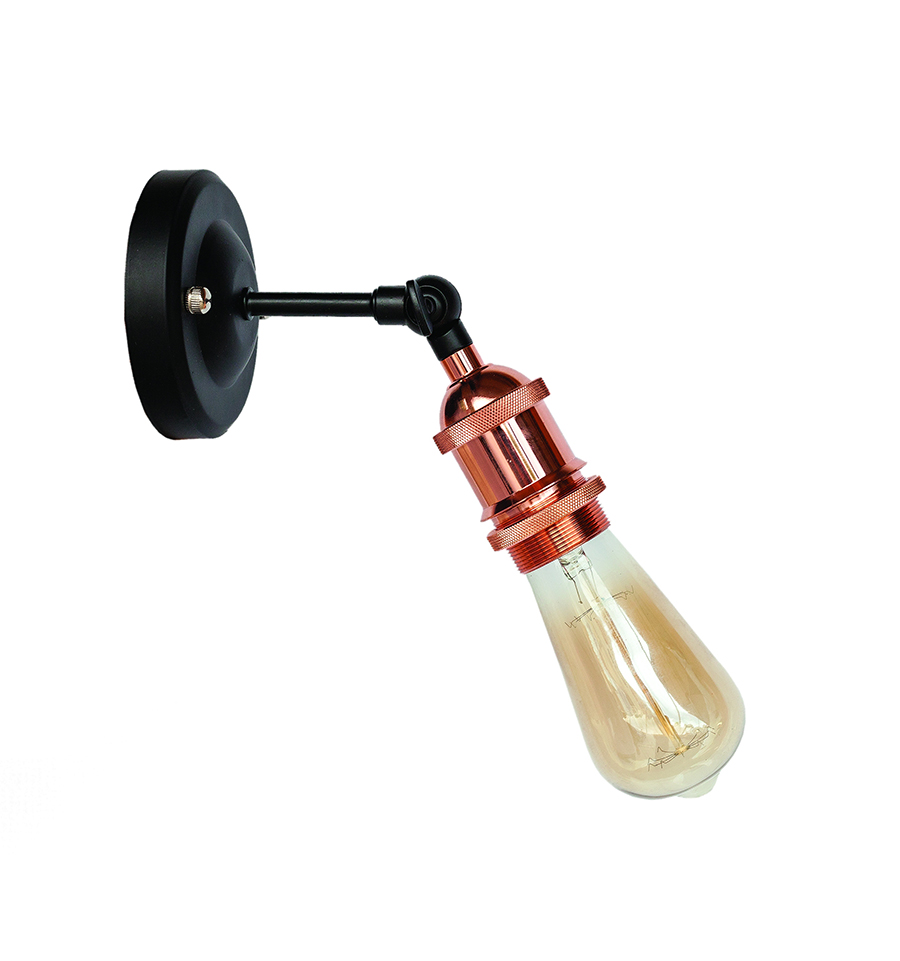 Бра Levistella Lofty с патроном AMP12 Черный/Розовое золото (1963530227)