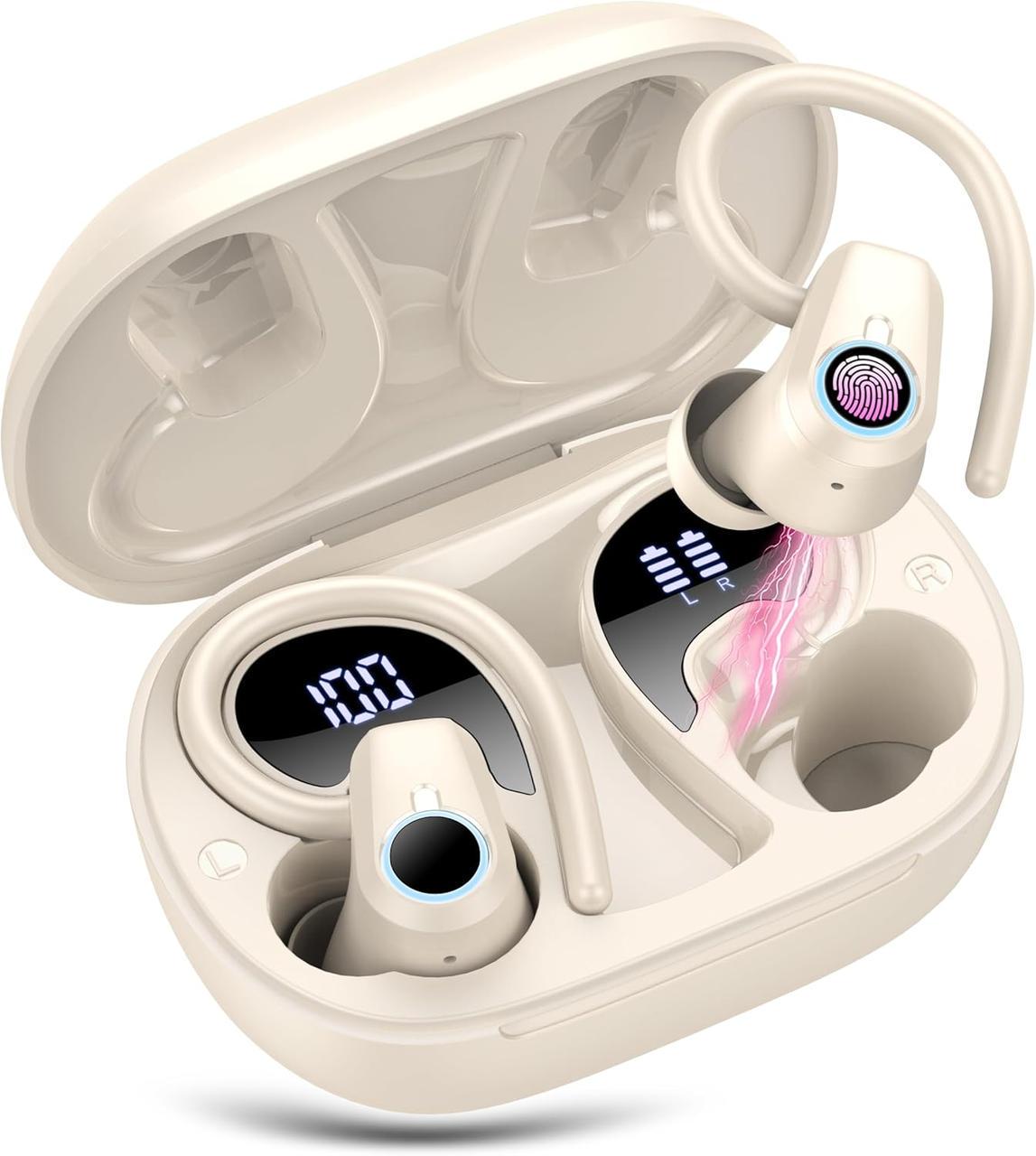 Наушники беспроводные 5.3 Poounur Bluetooth (23461199)