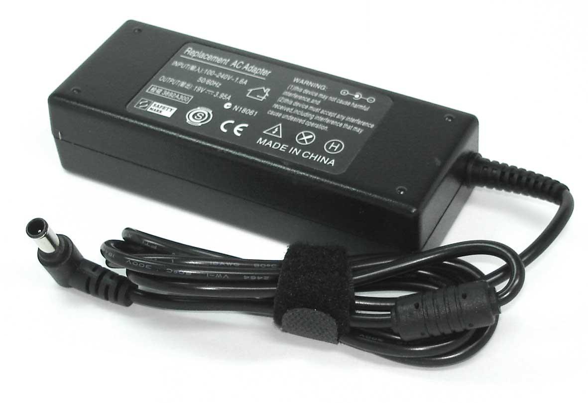 Блок питания для ноутбука Sony VGP-AC16V8 75W 19V 3,95A 6,5x4,4 мм (016082) Блок питания для ноутбука Sony VGP-AC16V8 75W 19V 3,95A 6,5x4,4 мм (016082)