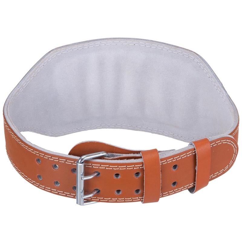 Пояс атлетический кожаный Zelart SB-165056 ширина 15 см XL Коричневый (DR003941) - фото 2