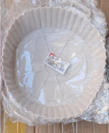 Форма силіконова для аерогрилів та аерофритюрниць Бежевий (W-833) - фото 4 Форма силіконова для аерогрилів та аерофритюрниць Бежевий (W-833) - фото 4