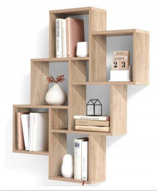 Настiнна полиця-стеллаж Yudi для книг у стилi Модерн Дуб Сонома (2003)