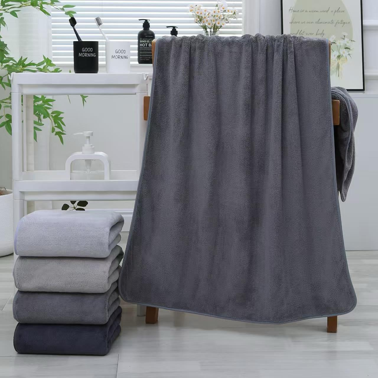 Полотенце Лицо микрофибра 50х90 см 5 шт. Серый (MH-1210G/50х90)