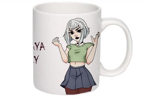 Чашка Пошлая Молли Белый (z1546)