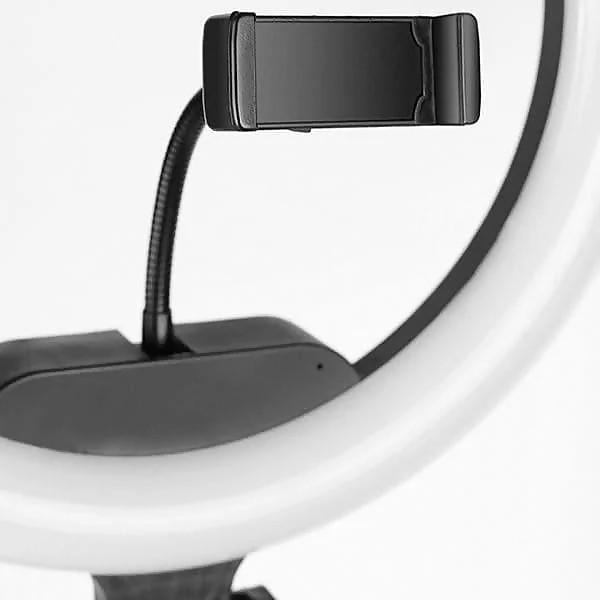 Кольцевая лампа LED AL-33 с пультом и держателем для телефона (1485061356) - фото 3 Кольцевая лампа LED AL-33 с пультом и держателем для телефона (1485061356) - фото 3