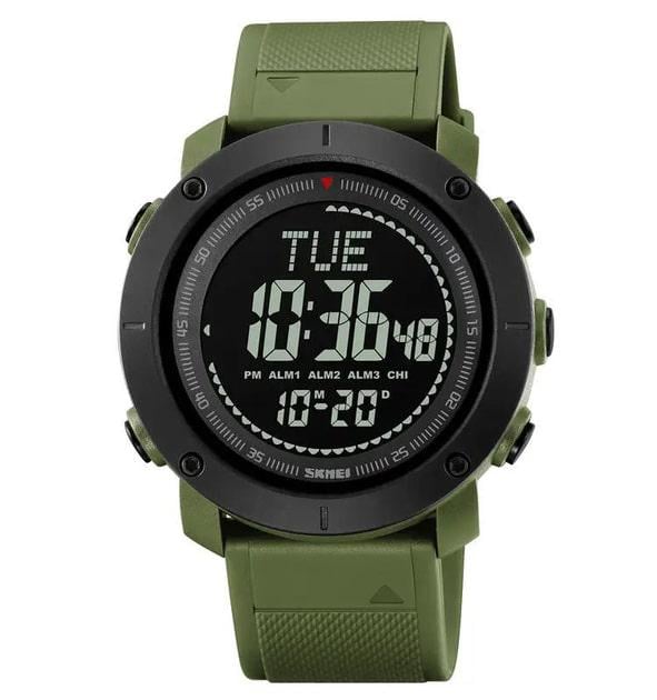 Годинник чоловічий Skmei Army Green Compass 2095AG (2095AG)