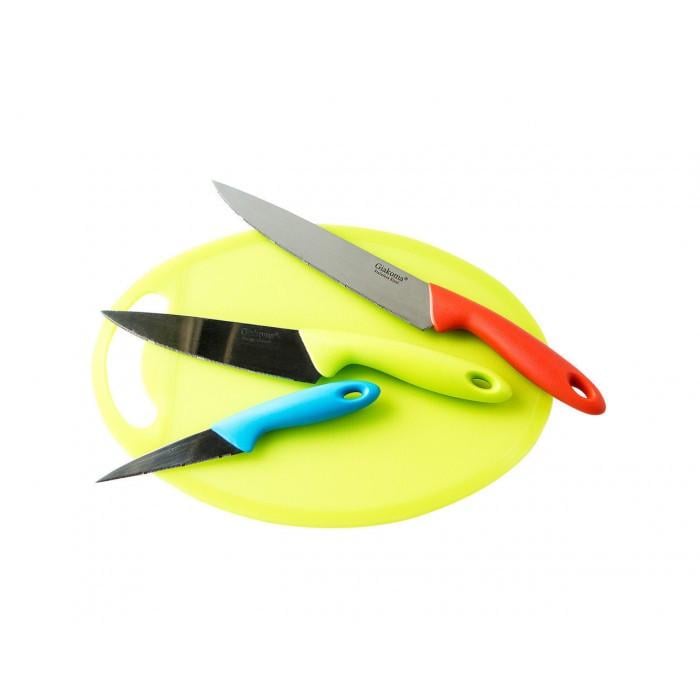 Набір кухонних ножів GIAKOMA G-8137 4 пр. Різнокольоровий (1068312899)