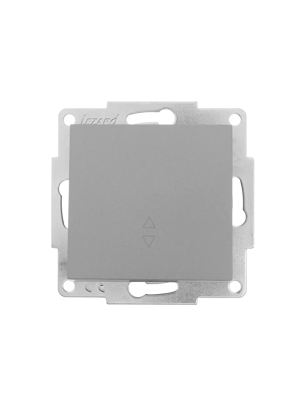 Выключатель Lezard Vesna 1-клавишный проходной серый