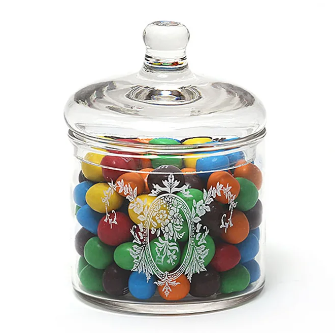 Емкость стеклянная Flora для сладостей 0,4 л 31108