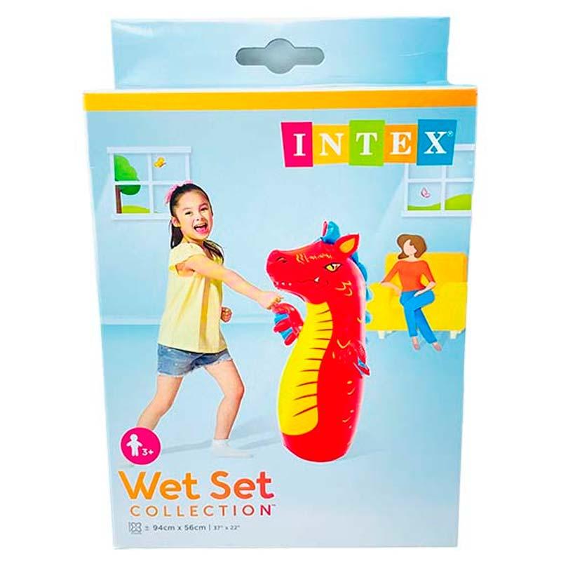 Надувна ігашка-неваляшка Intex 44669 Red (27721451)