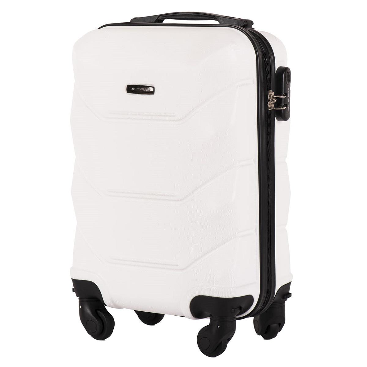 Валіза Wings 147 з пластику мікро Білий (Wp00447) - фото 1