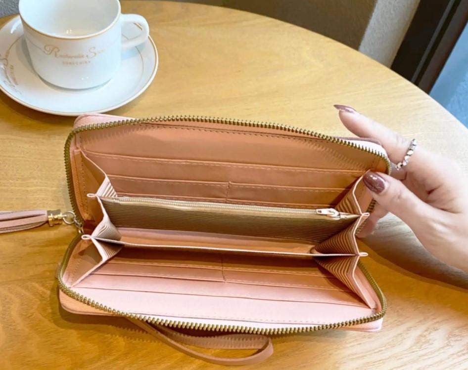 Клатч-кошелек женский Primolux Lady Wallet Pink/Brown (2045029658) - фото 4