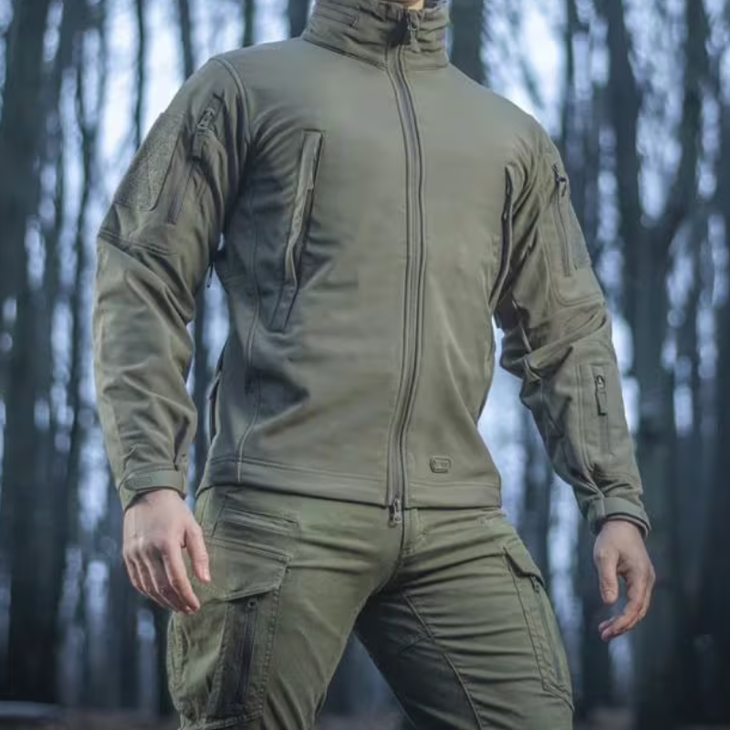 Куртка военная водонепроницаемая Soft shell Shark Skin Олива (2479517851)
