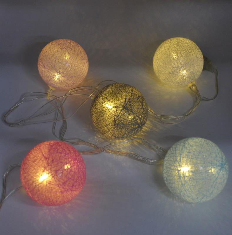 Гірлянда-нитка Matrix String-Lights Line Ball 10 M-1 2 м Білий теплий (НФ-00005664)