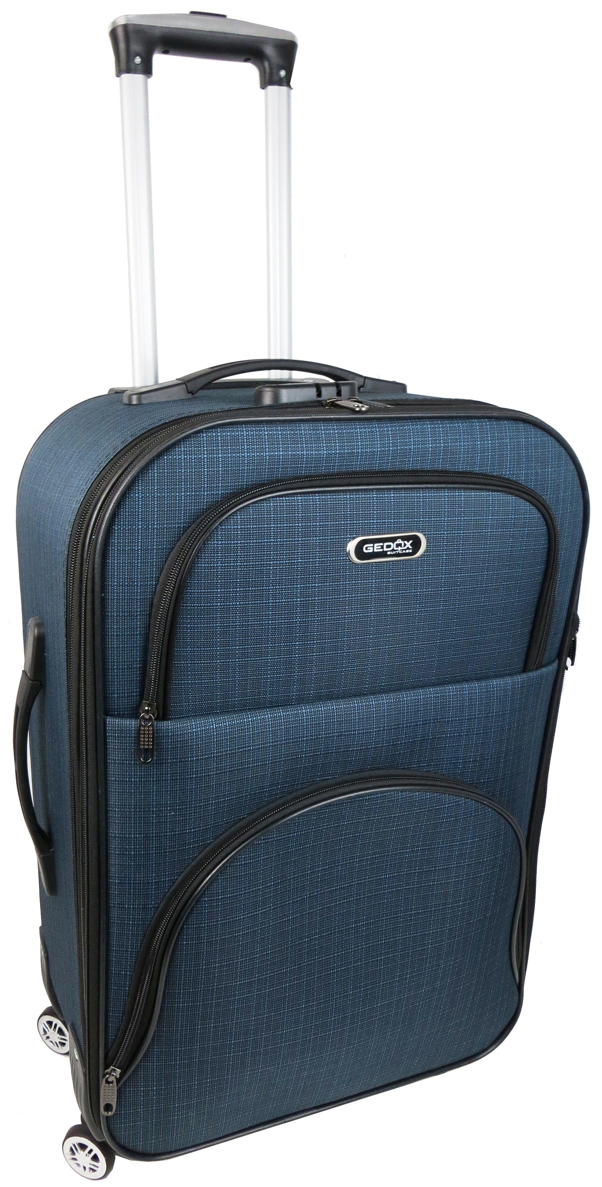 Валіза текстильна Gedox середня 67 л Темно-синій (1010.03 medium navy)