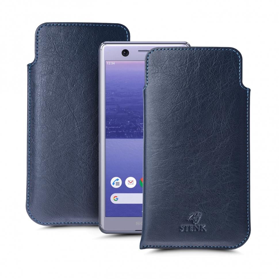 Футляр Stenk Elegance для Sony Xperia Ace Синий (65993)