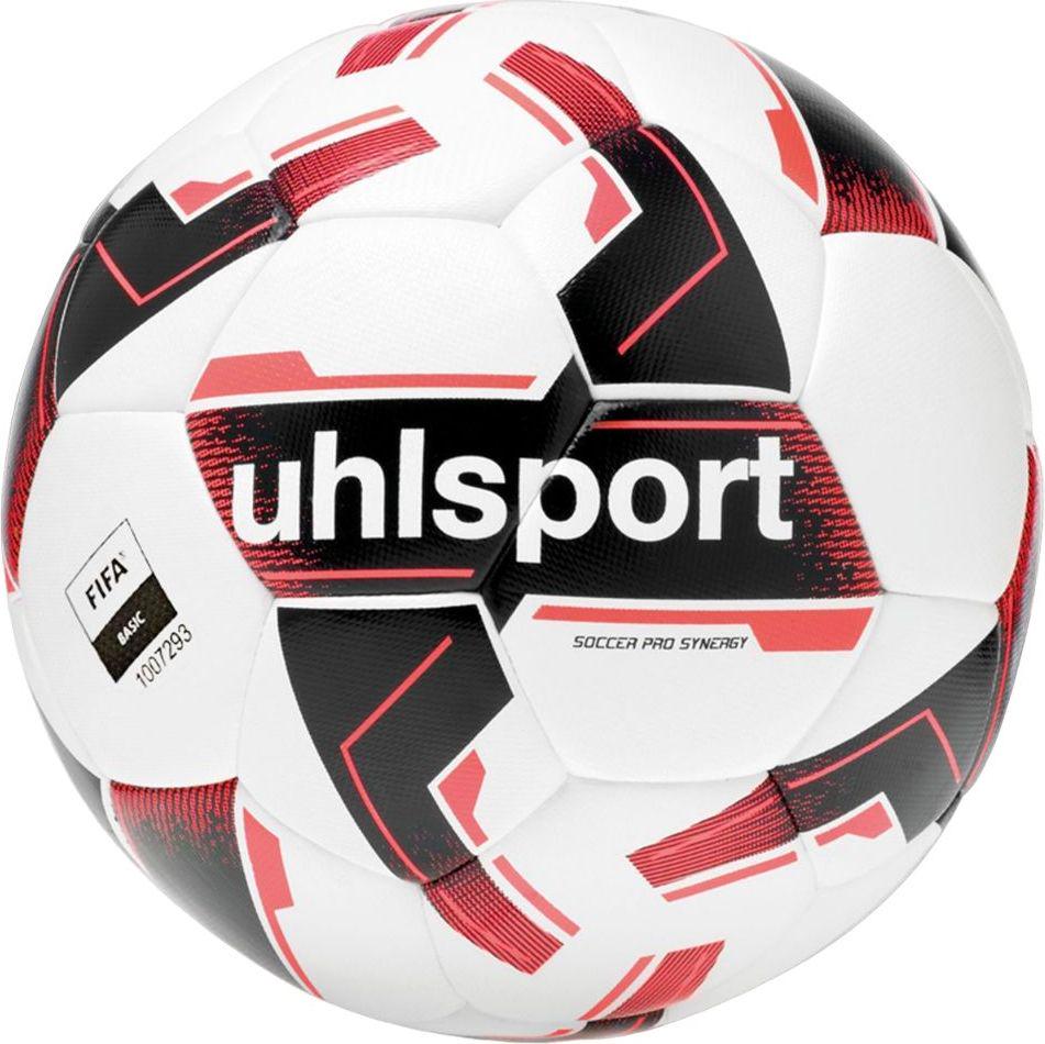 Мяч футбольный Uhlsport Soccer Pro Synergy 1001719 02 р. 4 Белый/Черный/Красный