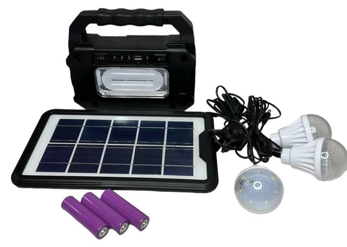 Портативна система GDPLUS GD-8081 з повербанком 4600 мАг FM MP3 Bluetooth (1990735961) - фото 2