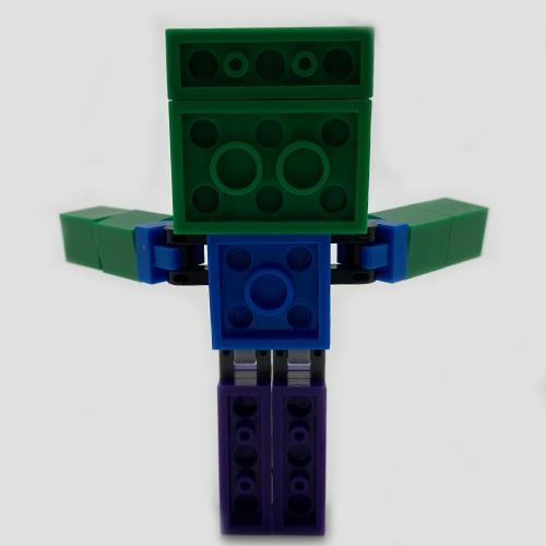 Конструктор фігурка iBlock Zombie Minecraft - фото 2