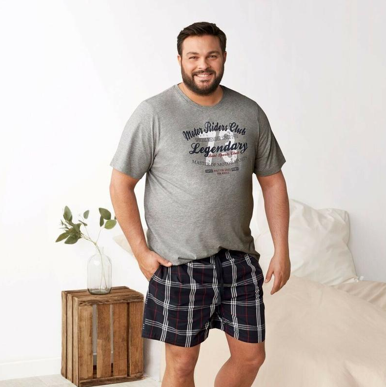 Пижама Livergy 125K 4XL Серый/Темно-синий (125K/4XL)