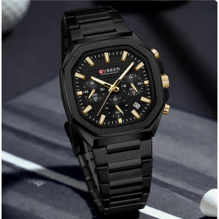 ᐉ Наручные часы мужские Curren Mentor Black (1635) • Купить в Киеве ...