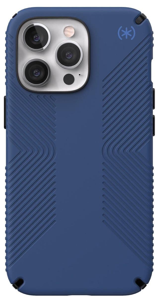 Чохол протиударний з антимікробним покриттям Speck Presidio2 Grip 141712-9128 для Apple Iphone 13 Pro 6,1" Blue (11774287)