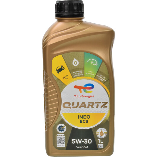 Моторное масло Total Quartz Ineo ECS C2 5W-30 1 л (166252)