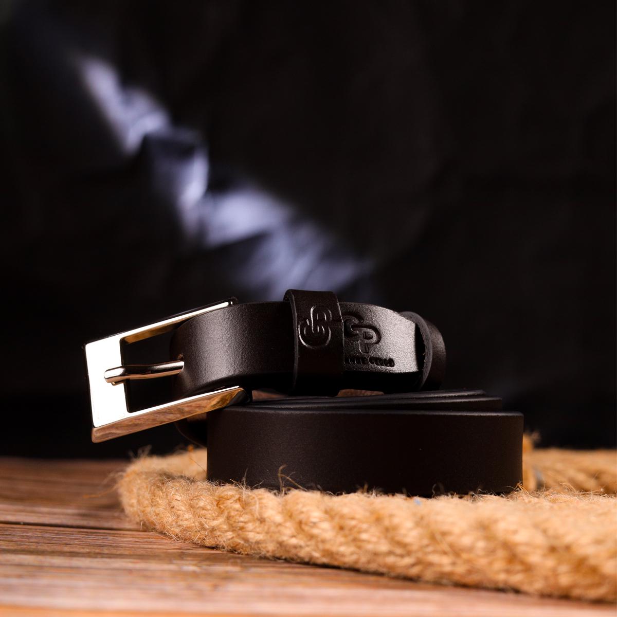 Ремінь жіночий шкіряний GRANDE PELLE Leather Belt 21442 Коричневий (55231) - фото 8