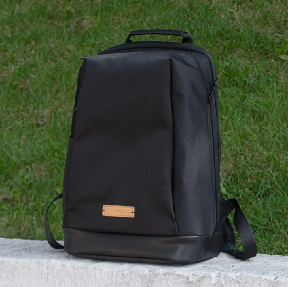 Рюкзак для ноутбука WIWU Elite Backpack із захистом від вологи з поліестеру 15,6" Чорний (48417) - фото 3