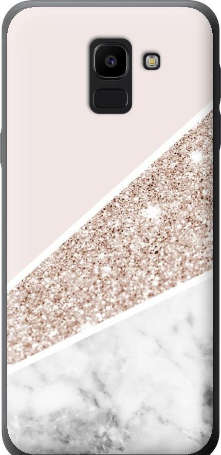 Чехол на Samsung Galaxy J6 2018 Пастельный мрамор (4342t-1486-42517)